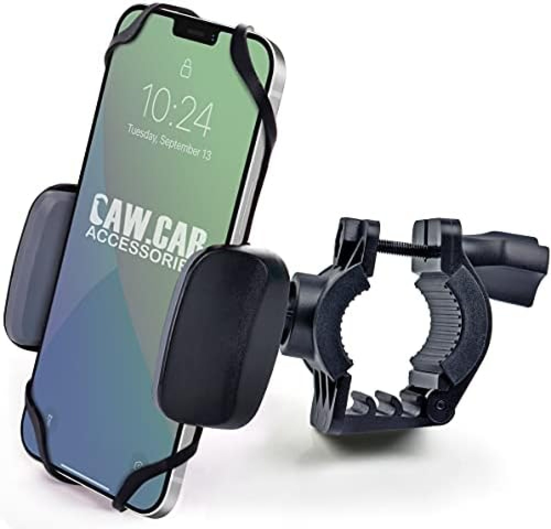 Bike & Motorcycle Phone Mount – for iPhone 12 Pro (11, SE, Xr, Plus/Max), Galaxy s21 or Any Cell Phone – Universal Handlebar Holder for ATV, Bicycle & Motorbike. +100 to Safeness & Comfort Bike & Motorcycle Phone Mount – for iPhone 12 Pro (11, SE, Xr, Plus/Max), Galaxy s21 or Any Cell Phone – Universal Handlebar Holder for ATV, Bicycle & Motorbike. +100 to Safeness & Comfort