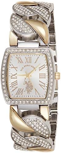 U.S. Polo Assn. Women’s Analog-Quartz Watch with Alloy Strap, Silver, 21.5 (Model: USC40203) U.S. Polo Assn. Women’s Analog-Quartz Watch with Alloy Strap, Silver, 21.5 (Model: USC40203)
