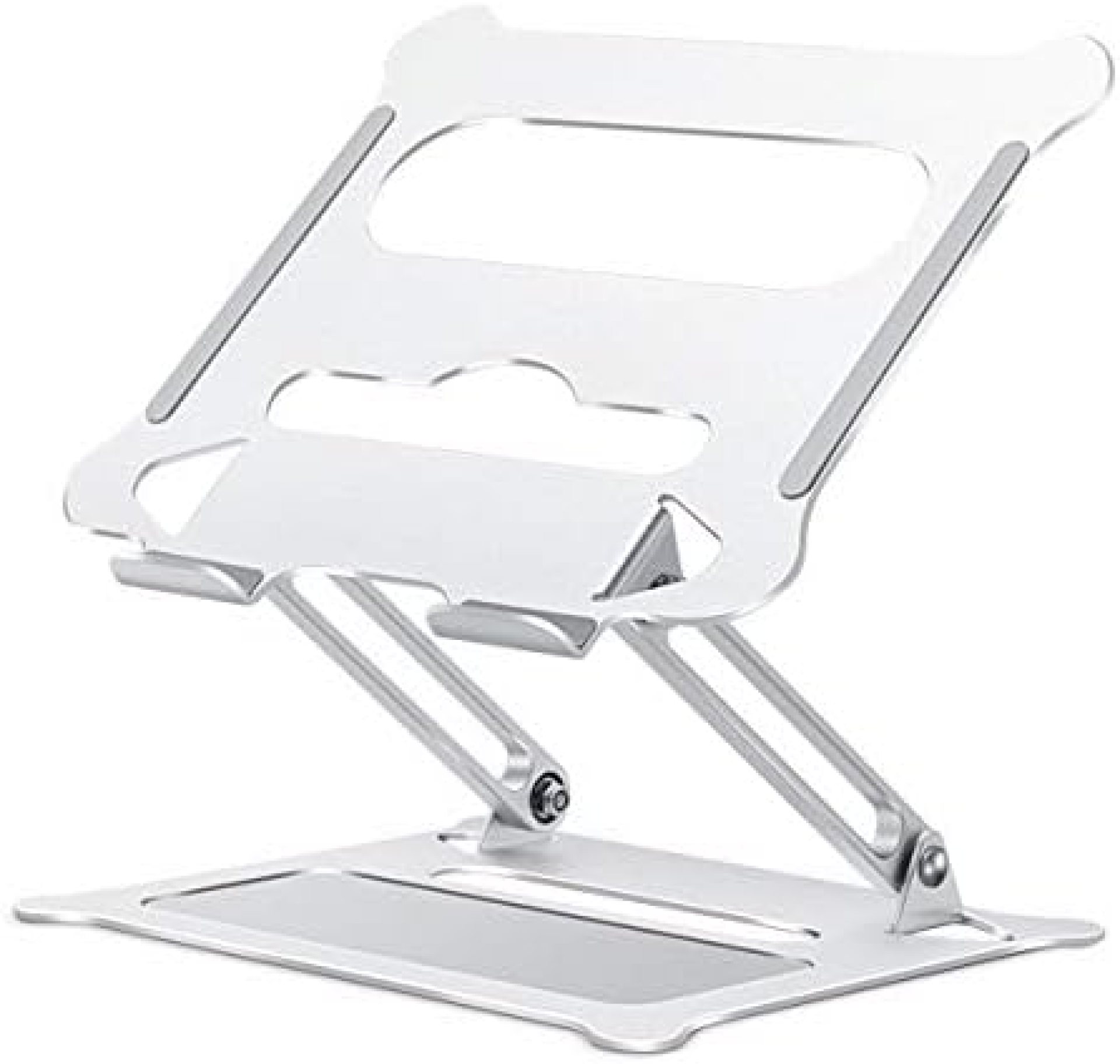 FLAGTOP Adjustable Laptop Stand for Desk, Ergonomic Portable Aluminum Laptop Desk Stand, Non-Slip, Stable, Foldable Laptop Riser, Compatible with MacBook Pro/Air and More Notebooks FLAGTOP Adjustable Laptop Stand for Desk, Ergonomic Portable Aluminum Laptop Desk Stand, Non-Slip, Stable, Foldable Laptop Riser, Compatible with MacBook Pro/Air and More Notebooks
