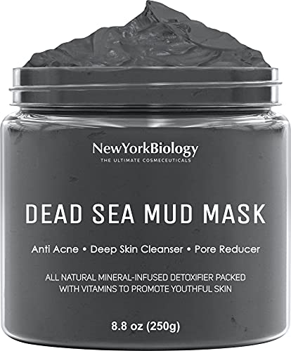 New York Biology Dead Sea Mud Mask for Face and Body – Spa Quality Pore Reducer for Acne, Blackheads and Oily Skin, Natural Skincare for Women, Men – Tightens Skin for A Healthier Complexion – 8.8 oz New York Biology Dead Sea Mud Mask for Face and Body – Spa Quality Pore Reducer for Acne, Blackheads and Oily Skin, Natural Skincare for Women, Men – Tightens Skin for A Healthier Complexion – 8.8 oz