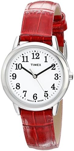 Timex Women’s Easy Reader Leather Strap 30mm Watch Timex Women’s Easy Reader Leather Strap 30mm Watch