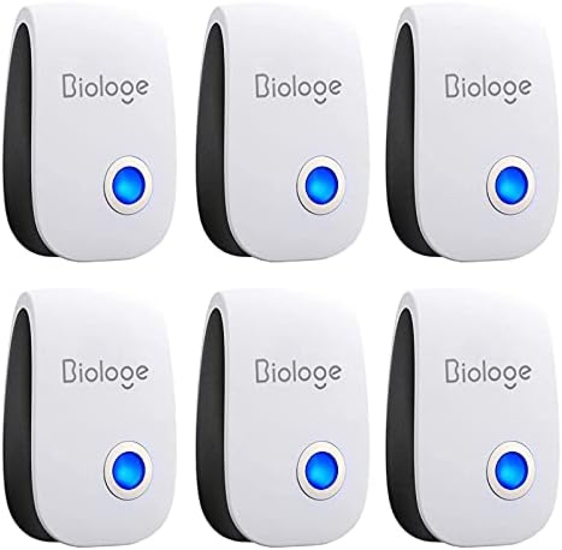 Biologe Ultrasonic Pest Repeller, (6-Pack) Indoor Pest Control Electronic Plug in, Insect Control Set Plug in Indoor Restaurants Warehouse Office Home-Reliably for Pet and Human (White) Biologe Ultrasonic Pest Repeller, (6-Pack) Indoor Pest Control Electronic Plug in, Insect Control Set Plug in Indoor Restaurants Warehouse Office Home-Reliably for Pet and Human (White)