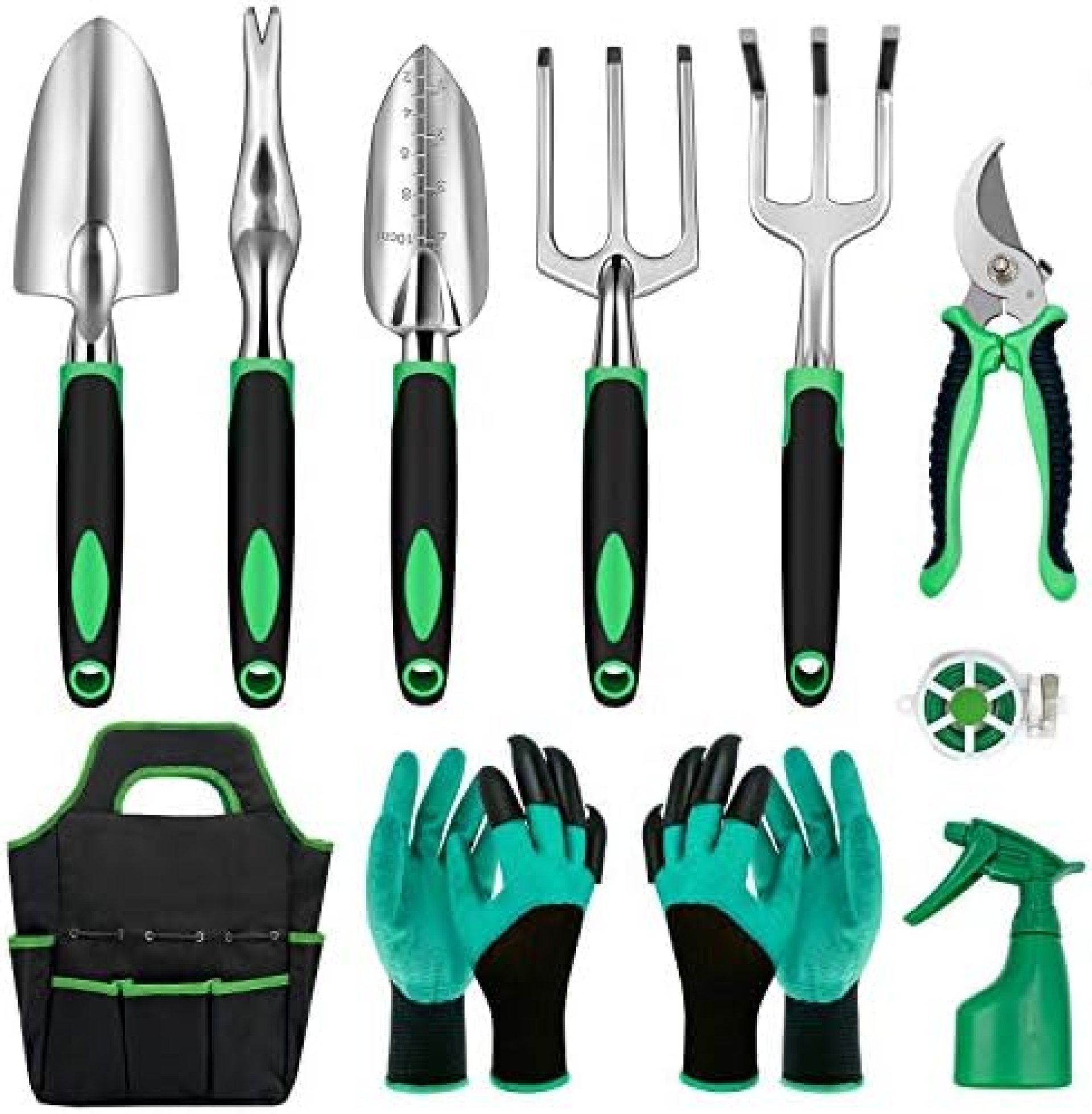 Penfold 11 Pieces Garden Tools Set- Outdoor Aluminum Heavy Duty Gardening Tools with Garden Gloves and Organizer Tote Bag, Vegetable Gardening Supplies Hand Tools, Gardening Gifts for Men Women Kids Penfold 11 Pieces Garden Tools Set- Outdoor Aluminum Heavy Duty Gardening Tools with Garden Gloves and Organizer Tote Bag, Vegetable Gardening Supplies Hand Tools, Gardening Gifts for Men Women Kids