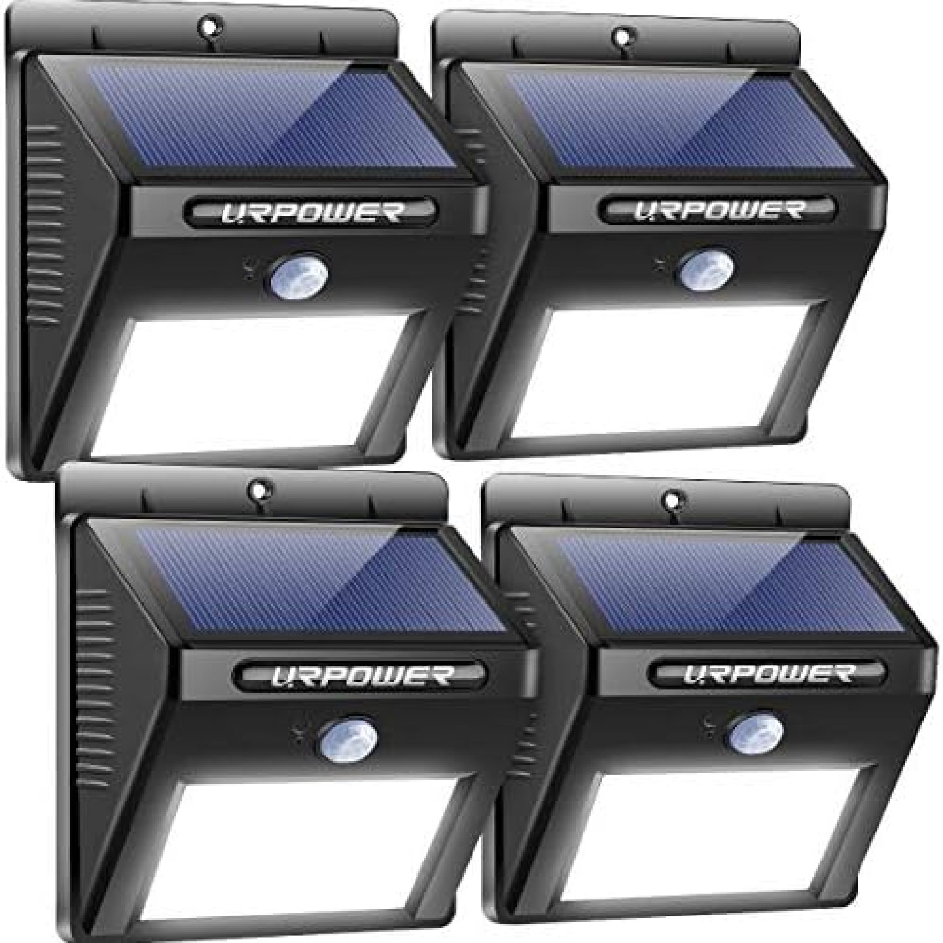 URPOWER Solar Lights Outdoor, Motion Sensor Security Lights Solar Flood Lights Waterproof Solar Powered Outdoor Lights for Backyard, Fence, Deck, Patio, Garage (4 Pack) URPOWER Solar Lights Outdoor, Motion Sensor Security Lights Solar Flood Lights Waterproof Solar Powered Outdoor Lights for Backyard, Fence, Deck, Patio, Garage (4 Pack)