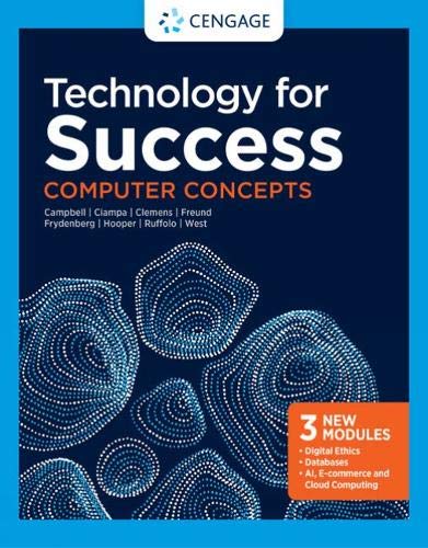 Technology for Success: Computer Concepts (MindTap Course List) Technology for Success: Computer Concepts (MindTap Course List)