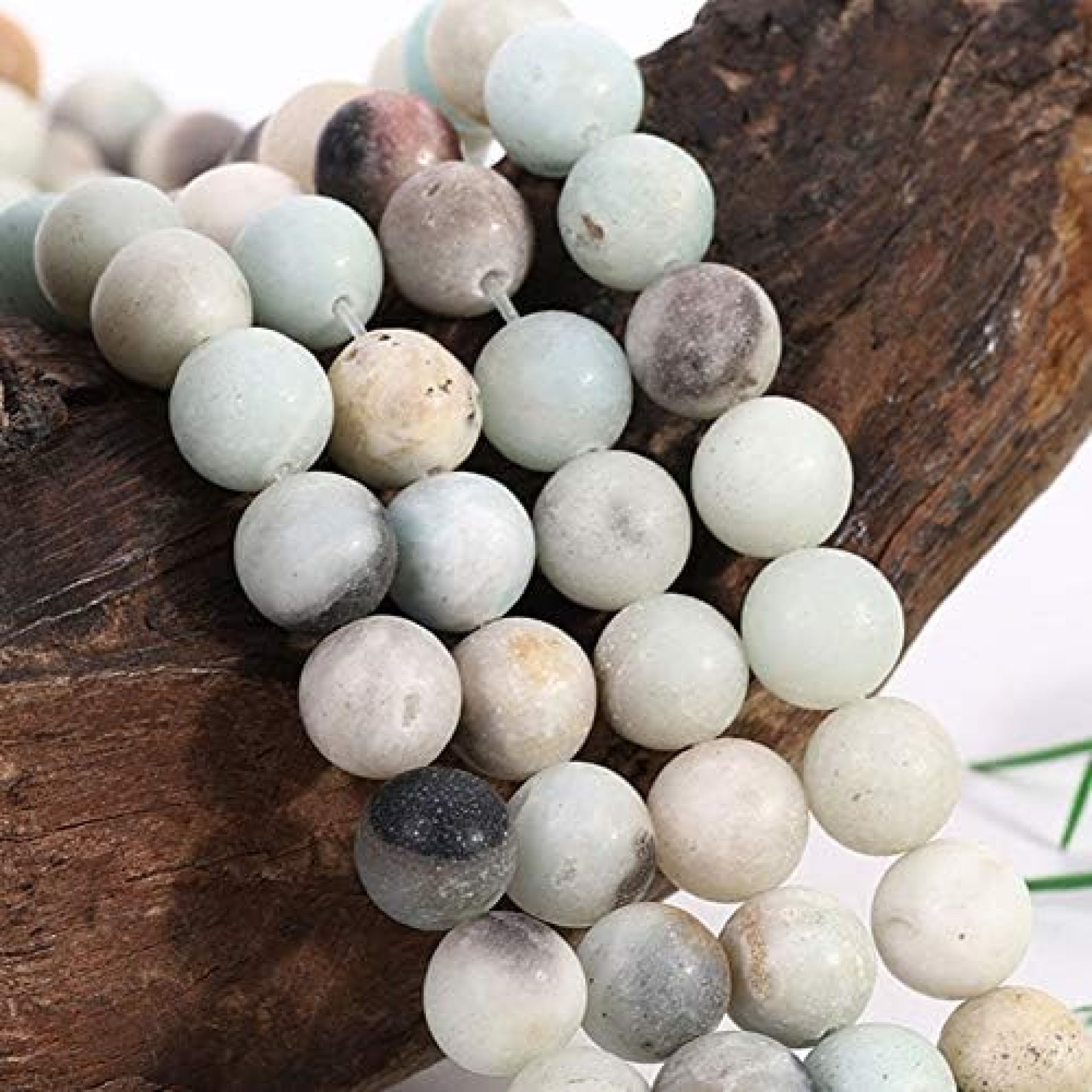 Zsail Natural Stone Beads Approx 46 pcs Frosted Agate Round Loose Gemstone Gem Strand Round Loose Beads for Jewelry Making(Natural Frosted Agate, 8mm) Zsail Natural Stone Beads Approx 46 pcs Frosted Agate Round Loose Gemstone Gem Strand Round Loose Beads for Jewelry Making(Natural Frosted Agate, 8mm)