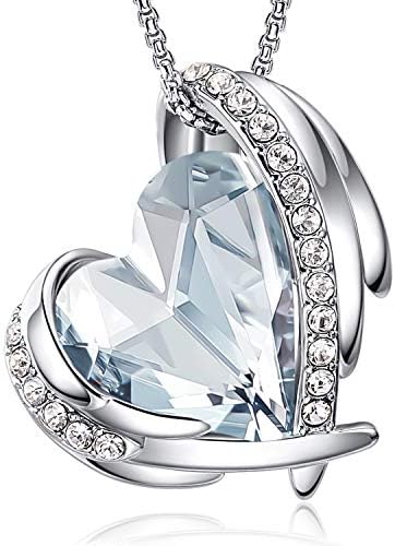 CDE Love Heart Pendant Necklaces for Women Silver Tone Rose Gold Tone Crystals Birthstone Mother’s Day Jewelry Gifts for Women Birthday/Anniversary Day/Party CDE Love Heart Pendant Necklaces for Women Silver Tone Rose Gold Tone Crystals Birthstone Mother’s Day Jewelry Gifts for Women Birthday/Anniversary Day/Party