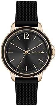 Lacoste Women’s Stainless Steel Quartz Watch with Silicone Strap, Black, 17 (Model: 2001198) Lacoste Women’s Stainless Steel Quartz Watch with Silicone Strap, Black, 17 (Model: 2001198)