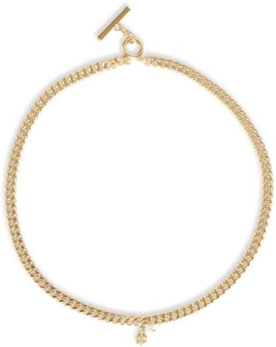Lucky Brand Circle Loop Bike Chain Necklace, Gold Lucky Brand Circle Loop Bike Chain Necklace, Gold
