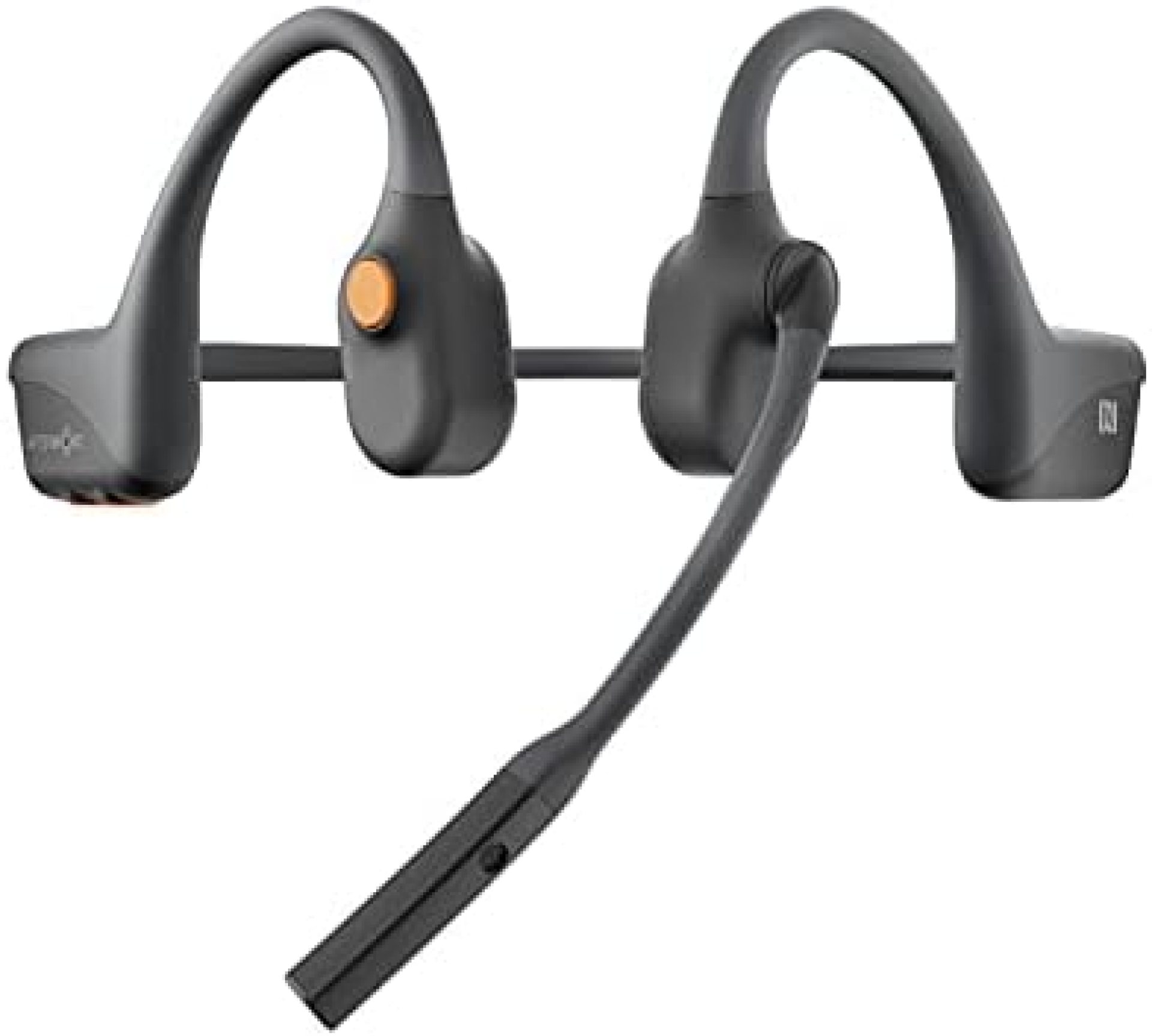 AfterShokz OpenComm Wireless Stereo Bone Conduction Bluetooth Headset with Noise-Canceling Boom Microphone for Office Home Business Trucker Drivers Commercial Use AfterShokz OpenComm Wireless Stereo Bone Conduction Bluetooth Headset with Noise-Canceling Boom Microphone for Office Home Business Trucker Drivers Commercial Use