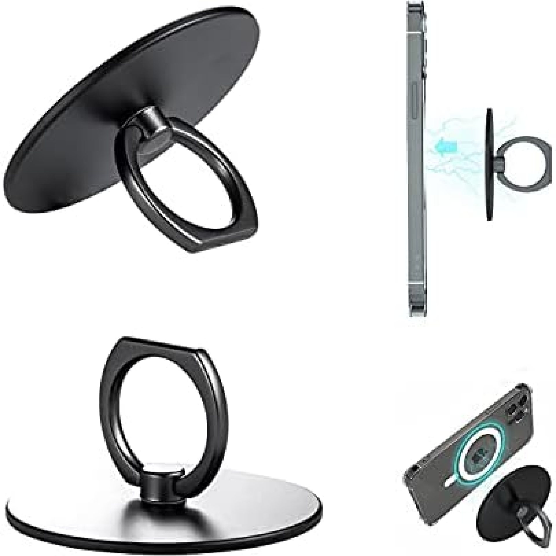Magsafe Compatible Grip Ring Holder for iPhone 12 pro max Mini Magnetic Removable Accessories for Cell Phone by MAGLAB Magsafe Compatible Grip Ring Holder for iPhone 12 pro max Mini Magnetic Removable Accessories for Cell Phone by MAGLAB