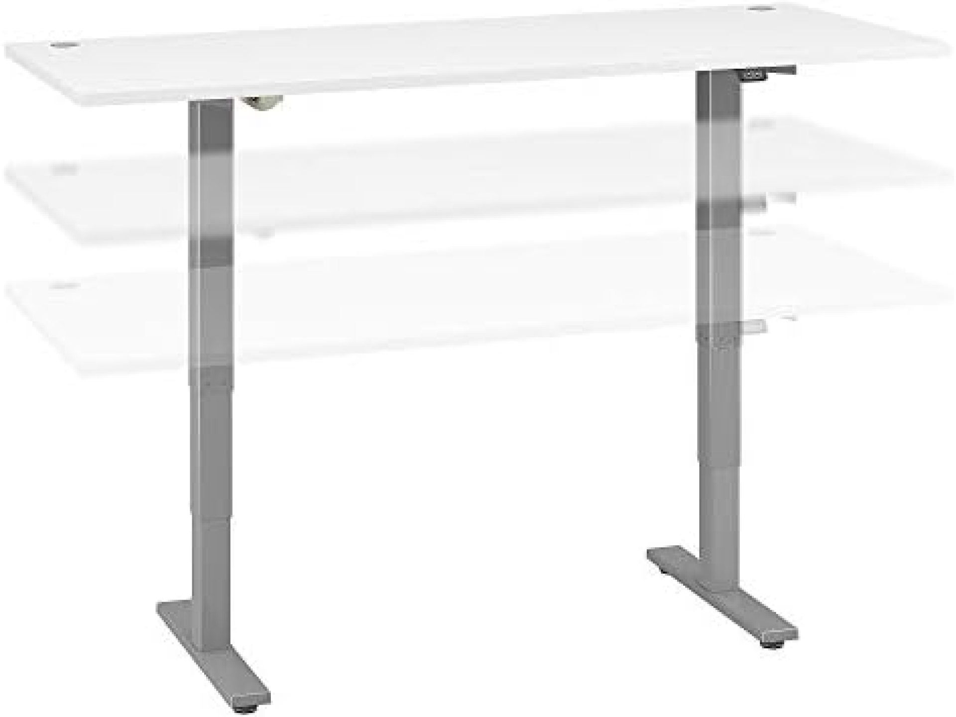Bush Business Furniture Move 40 Series Height Adjustable Desk, 72W x 30D, White Bush Business Furniture Move 40 Series Height Adjustable Desk, 72W x 30D, White