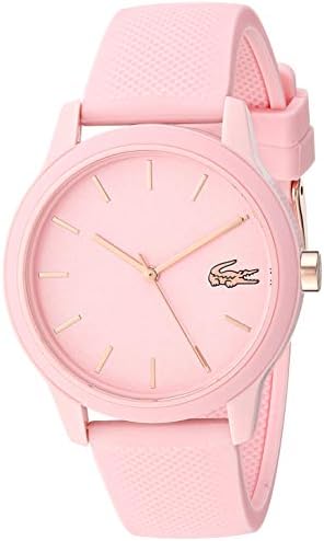 Lacoste TR90 Quartz Watch with Rubber Strap, Pink, 17 (Model: 2001065) Lacoste TR90 Quartz Watch with Rubber Strap, Pink, 17 (Model: 2001065)