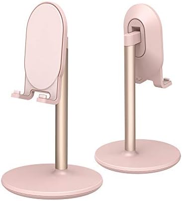 Phone Stand for Desk,BRIGHT STONE Adjustable Tablet Stand Phone Holder for Desk, Compatible with 4″-12.9″ Phones/Tablet /iPhone/iPad/Switch (Pink) Phone Stand for Desk,BRIGHT STONE Adjustable Tablet Stand Phone Holder for Desk, Compatible with 4″-12.9″ Phones/Tablet /iPhone/iPad/Switch (Pink)
