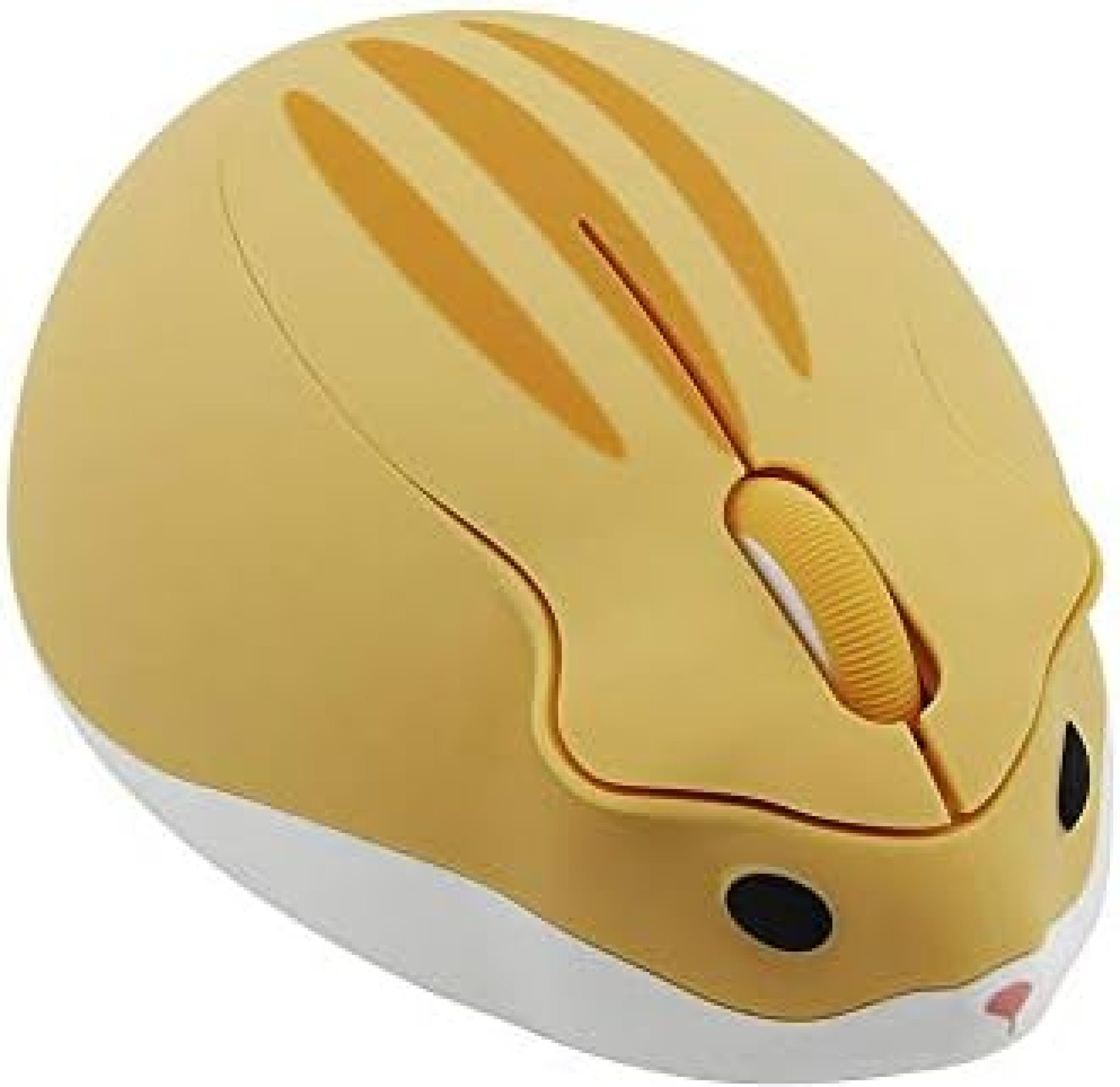 2.4GHz Wireless Mouse Cute Hamster Shape Less Noice Portable Mobile Optical 1200DPI USB Mice Cordless Mouse for PC Laptop Computer Notebook MacBook Kids Girl Gift (Yellow 2.4GHz Wireless Mouse Cute Hamster Shape Less Noice Portable Mobile Optical 1200DPI USB Mice Cordless Mouse for PC Laptop Computer Notebook MacBook Kids Girl Gift (Yellow