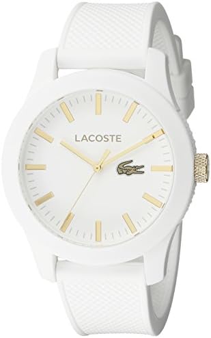 Lacoste Men’s 2010819 Lacoste.12.12 Analog Display Quartz White Watch Lacoste Men’s 2010819 Lacoste.12.12 Analog Display Quartz White Watch