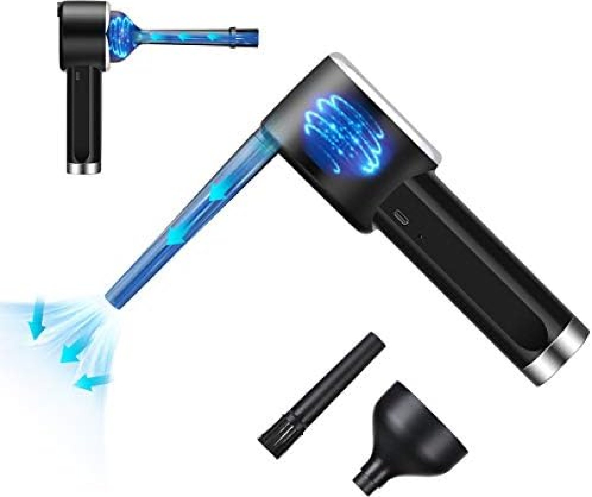 Avatool Cordless Air Duster for Computer Clean, Air Keyboard Cleaner, 2-in-1 Dust Blower and Vacuum Cleaner, 6000mAh Battery, 10W Fast Charging, Powerful 36000 RPM, Replaces Compressed Air Can Avatool Cordless Air Duster for Computer Clean, Air Keyboard Cleaner, 2-in-1 Dust Blower and Vacuum Cleaner, 6000mAh Battery, 10W Fast Charging, Powerful 36000 RPM, Replaces Compressed Air Can