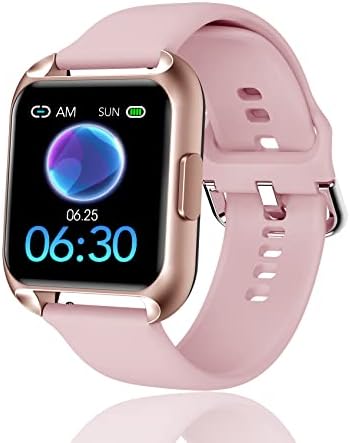 Smart Watch for Women,MAXTOP Fitness Watch for Android/iOS Phones with Blood Pressure Heart Rate & Blood Oxygen Monitor Activity Tracker ,1.4” Full Touch Screen IP67 Waterproof Smartwatch (Pink) Smart Watch for Women,MAXTOP Fitness Watch for Android/iOS Phones with Blood Pressure Heart Rate & Blood Oxygen Monitor Activity Tracker ,1.4” Full Touch Screen IP67 Waterproof Smartwatch (Pink)