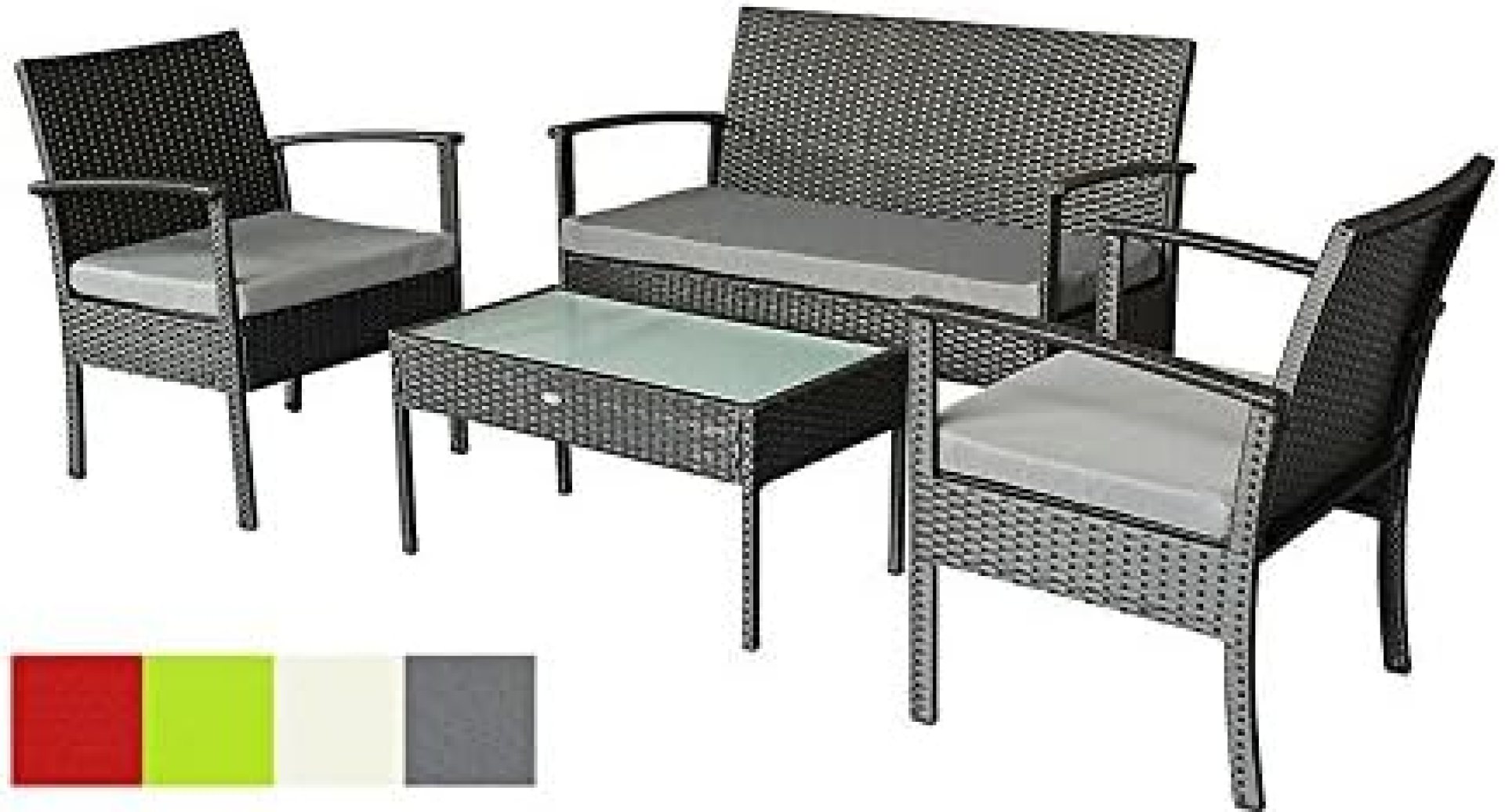 Oakside Small Patio Furniture Set Outdoor Wicker Porch Furniture Loveseat and Chairs with Extra Cushion Covers for Replacement Oakside Small Patio Furniture Set Outdoor Wicker Porch Furniture Loveseat and Chairs with Extra Cushion Covers for Replacement