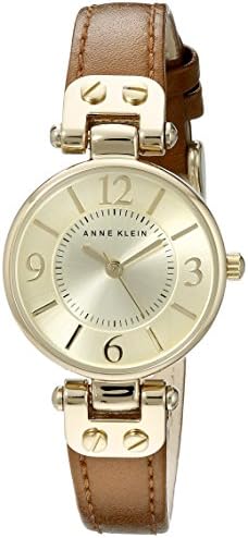Anne Klein Women’s Leather Strap Watch Anne Klein Women’s Leather Strap Watch