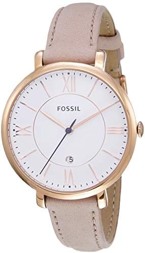 Fossil Women Jacqueline Stainless Steel and Leather Casual Quartz Watch Fossil Women Jacqueline Stainless Steel and Leather Casual Quartz Watch