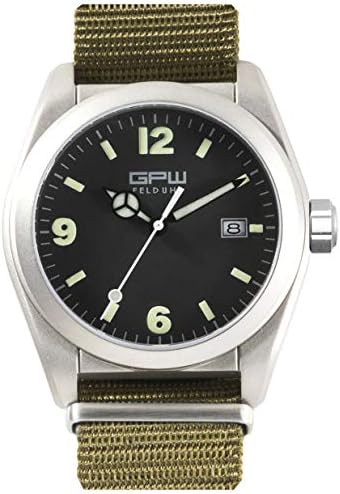 German Military Titanium Fieldwatch GPW. Automatic Movement. 200M W/R. Domed Sapphire Crystal. German Military Titanium Fieldwatch GPW. Automatic Movement. 200M W/R. Domed Sapphire Crystal.