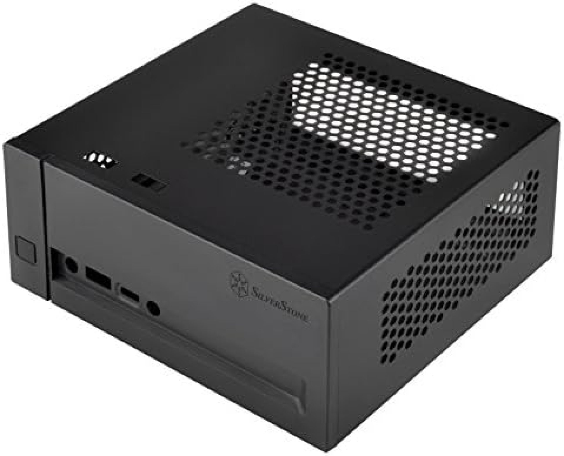 SilverStone Technology Mini-STX Computer Case with RS232 Cutout and Dual 2.5″ HDD/SSD Support and VESA Mounting Kit VT02B SilverStone Technology Mini-STX Computer Case with RS232 Cutout and Dual 2.5″ HDD/SSD Support and VESA Mounting Kit VT02B