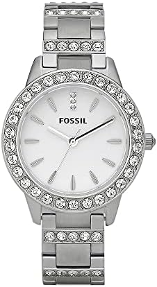 Fossil Women’s Jesse Stainless Steel Crystal-Accented Dress Quartz Watch Fossil Women’s Jesse Stainless Steel Crystal-Accented Dress Quartz Watch
