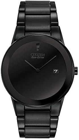 Citizen Eco-Drive Axiom Quartz Mens Watch, Stainless Steel, Black (Model: AU1065-58E) Citizen Eco-Drive Axiom Quartz Mens Watch, Stainless Steel, Black (Model: AU1065-58E)