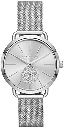 Michael Kors Women’s Portia Three-Hand Stainless Steel Watch Michael Kors Women’s Portia Three-Hand Stainless Steel Watch