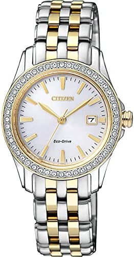 Citizen Eco-Drive Classic Quartz Women’s Watch, Stainless Steel, Crystal, Two-Tone (Model: EW1908-59A) Citizen Eco-Drive Classic Quartz Women’s Watch, Stainless Steel, Crystal, Two-Tone (Model: EW1908-59A)