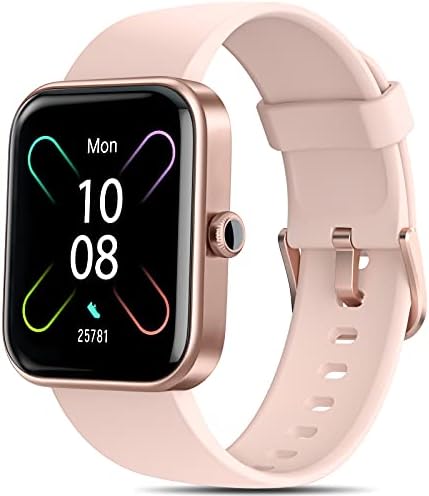 Smart Watches for Women, AOKESI 2021 Version 1.69” Smart Watch for Android iOS Phones with Alexa Built-in, 5ATM Waterproof Activity Tracker with 24/7 Heart Rate, Blood Oxygen, 100+ Dials, Watch Pink Smart Watches for Women, AOKESI 2021 Version 1.69” Smart Watch for Android iOS Phones with Alexa Built-in, 5ATM Waterproof Activity Tracker with 24/7 Heart Rate, Blood Oxygen, 100+ Dials, Watch Pink