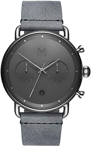 MVMT Mens Analogue Quartz Watch with Leather Strap D-BT01-SGR MVMT Mens Analogue Quartz Watch with Leather Strap D-BT01-SGR