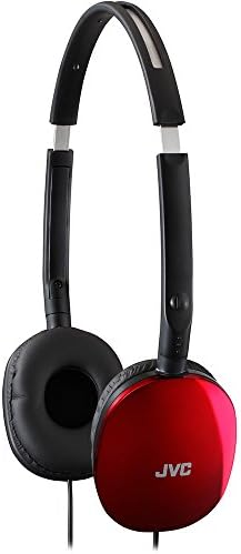 JVC HAS160R Flat Headphones – Red JVC HAS160R Flat Headphones – Red