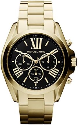 Michael Kors Women’s Bradshaw Stainless Steel 43MM Chronograph Watch Michael Kors Women’s Bradshaw Stainless Steel 43MM Chronograph Watch