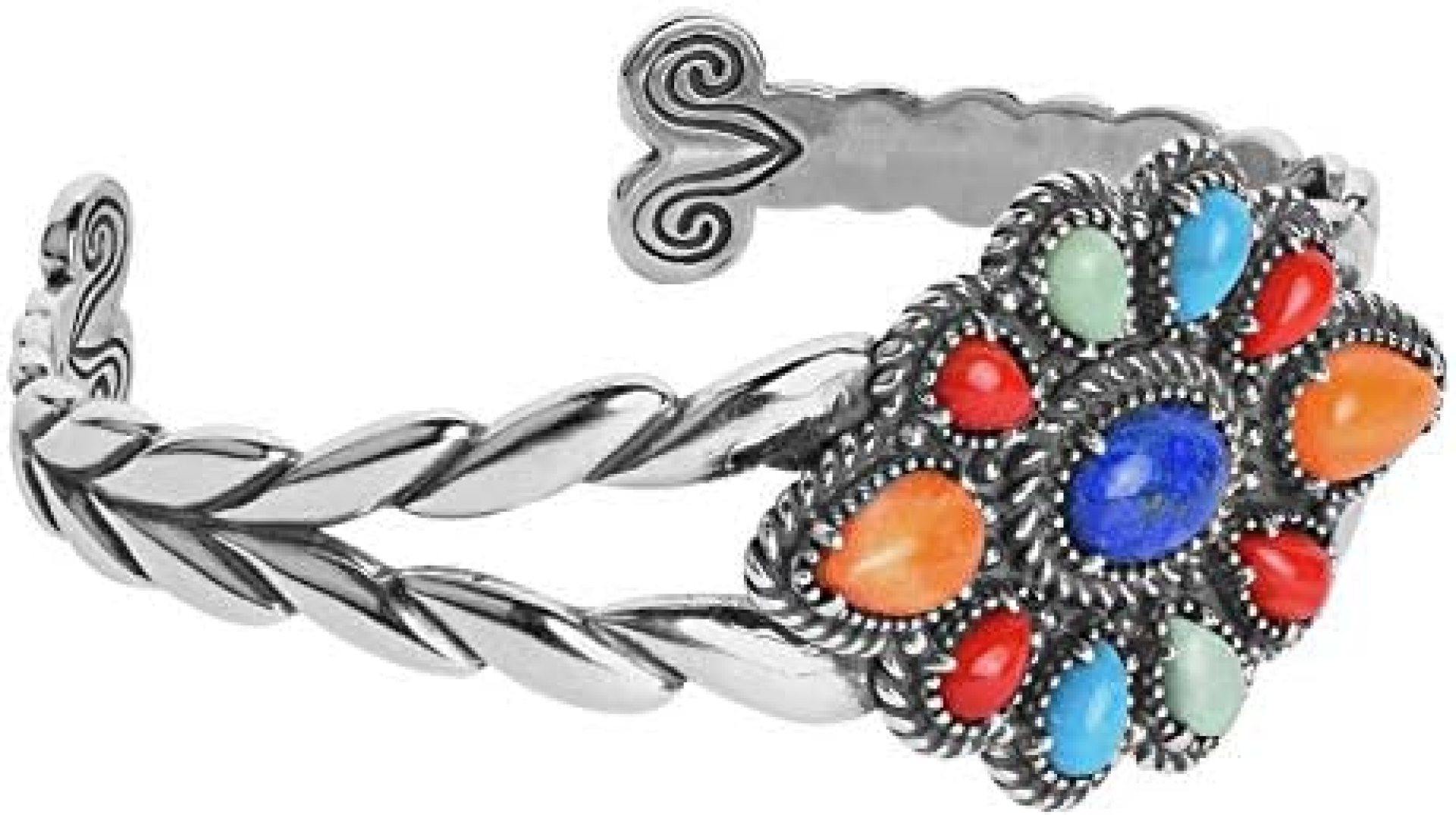 American West Bracelet Sterling Gemstone Cuff Choice of Color Sizes S, M or L American West Bracelet Sterling Gemstone Cuff Choice of Color Sizes S, M or L