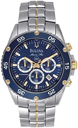 Bulova Marine Star Chronograph Mens Stainless Steel , Two-Tone (Model: 98H37) Bulova Marine Star Chronograph Mens Stainless Steel , Two-Tone (Model: 98H37)