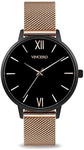 Vincero Luxury Women’s Eros Wrist Watch with a Leather Watch Band — 38mm Analog Watch — Japanese Quartz Movement… Vincero Luxury Women’s Eros Wrist Watch with a Leather Watch Band — 38mm Analog Watch — Japanese Quartz Movement…