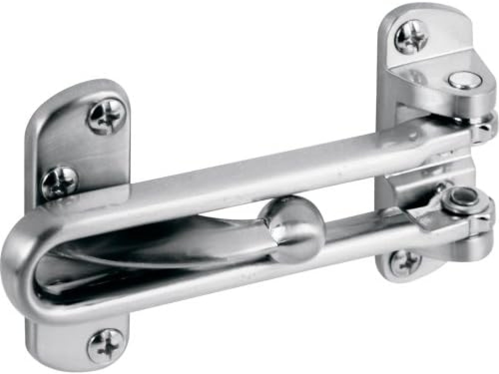 Prime-Line Products U 10308 Prime Line Swing Bar Lock, 2-1/2 in W, Die Cast Zinc, Satin Nickel Prime-Line Products U 10308 Prime Line Swing Bar Lock, 2-1/2 in W, Die Cast Zinc, Satin Nickel