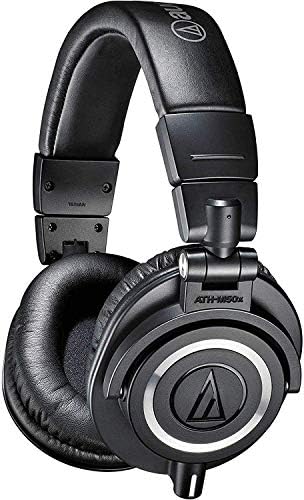 Audio-Technica ATH-M50X Professional Studio Monitor Headphones, Black, Professional Grade, Critically Acclaimed, with Detachable Cable Audio-Technica ATH-M50X Professional Studio Monitor Headphones, Black, Professional Grade, Critically Acclaimed, with Detachable Cable
