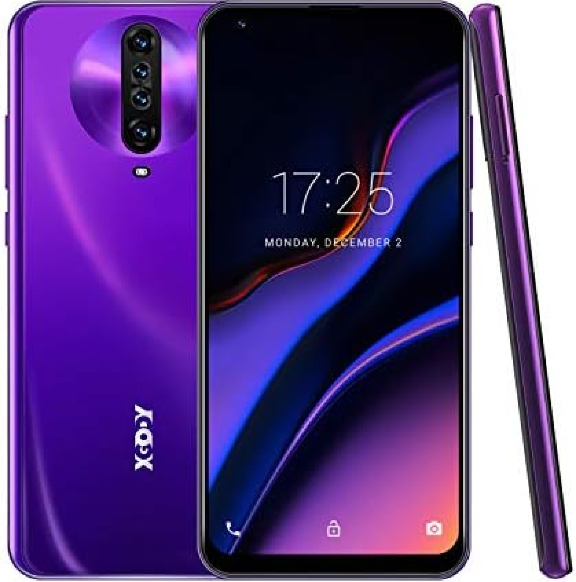 Xgody K30 Android 10.0 Smartphone, 3G, 64GB Storage, Purple – Unlocked Xgody K30 Android 10.0 Smartphone, 3G, 64GB Storage, Purple – Unlocked