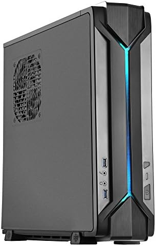 SilverStone Technology Gaming Slim Computer Case for Mini-Itx with Integrated RGB Lighting Cases (SST-RVZ03B-USA) SilverStone Technology Gaming Slim Computer Case for Mini-Itx with Integrated RGB Lighting Cases (SST-RVZ03B-USA)