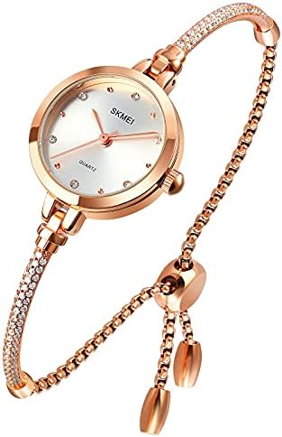 Tonnier Watches Women Analog Quartz Watch Mosaic with Diamonds Bracelet Dress Watch for Female Waterproof Wristwatch with Rose Gold Bracelet Tonnier Watches Women Analog Quartz Watch Mosaic with Diamonds Bracelet Dress Watch for Female Waterproof Wristwatch with Rose Gold Bracelet