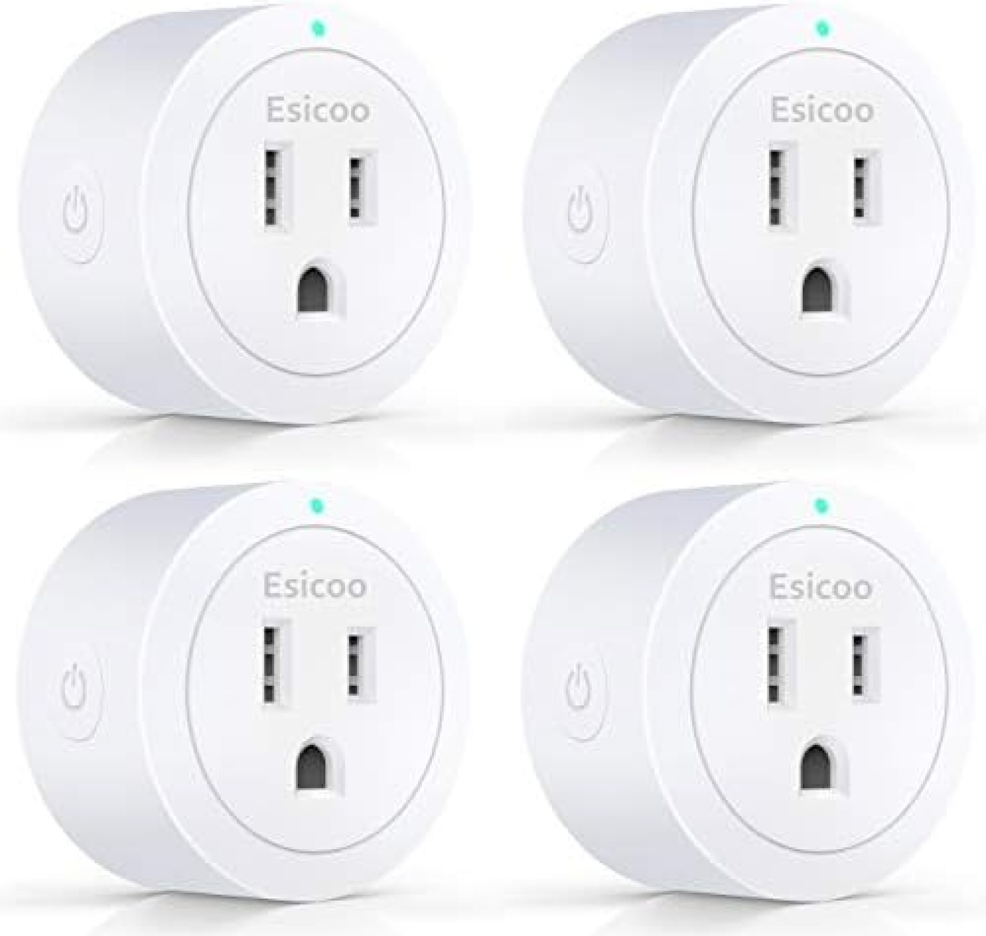 Smart Plug ESICOO – Plug A Certified Compatible with Alexa, Echo & Google Home – Only WiFi 2.4G Smart Plug ESICOO – Plug A Certified Compatible with Alexa, Echo & Google Home – Only WiFi 2.4G