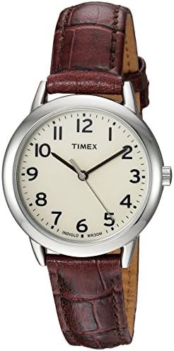 Timex Women’s Easy Reader Leather Strap 30mm Watch Timex Women’s Easy Reader Leather Strap 30mm Watch