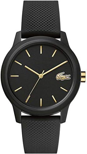 Lacoste TR90 Quartz Watch with Rubber Strap, Black, 16 (Model: 2001064) Lacoste TR90 Quartz Watch with Rubber Strap, Black, 16 (Model: 2001064)