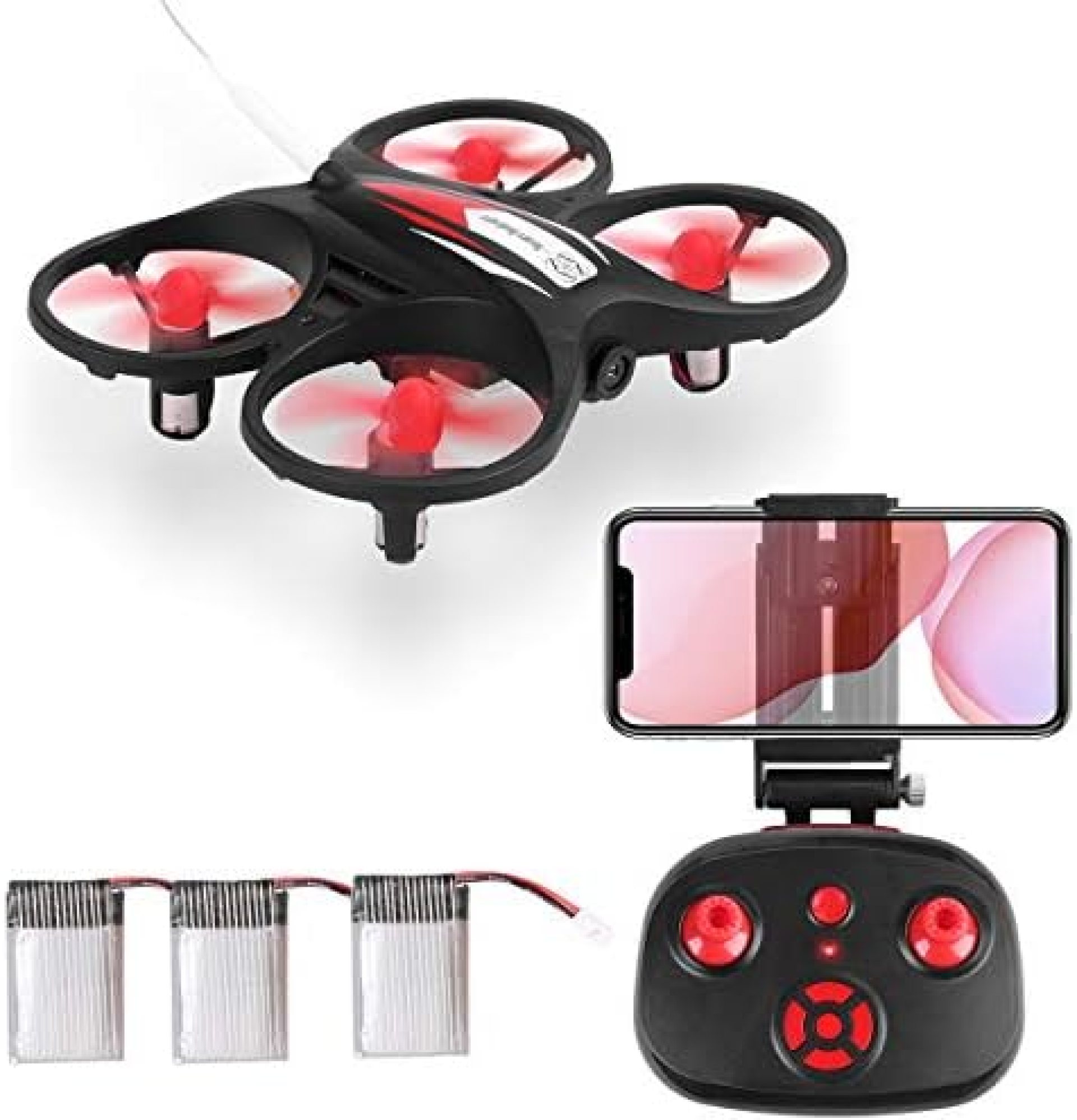 Mini Drone,AICase Mini Drone for Beginner, WiFi FPV RC Quadcopter with 720P HD Camera Altitude Hold Headless Mode 3D Flip Speed Switch 3 Batteries for Kids Gift Mini Drone,AICase Mini Drone for Beginner, WiFi FPV RC Quadcopter with 720P HD Camera Altitude Hold Headless Mode 3D Flip Speed Switch 3 Batteries for Kids Gift