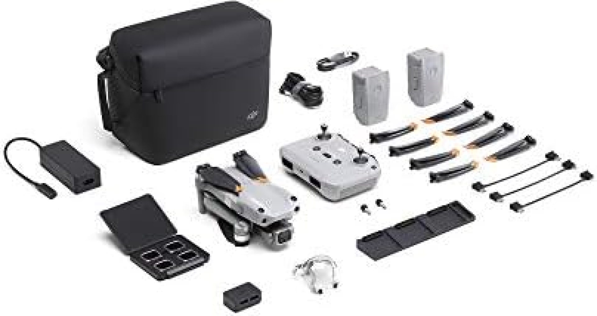 DJI Air 2S Fly More Combo – Drone with 3-Axis Gimbal Camera, 5.4K Video, 1-Inch CMOS Sensor, 4 Directions of Obstacle Sensing, 31-Min Flight Time, Max 7.5-Mile Video Transmission, MasterShots, Gray DJI Air 2S Fly More Combo – Drone with 3-Axis Gimbal Camera, 5.4K Video, 1-Inch CMOS Sensor, 4 Directions of Obstacle Sensing, 31-Min Flight Time, Max 7.5-Mile Video Transmission, MasterShots, Gray