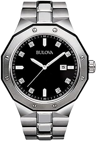 Bulova Classic Quartz Mens Watch, Stainless Steel Diamond , Two-Tone (Model: 98D103) Bulova Classic Quartz Mens Watch, Stainless Steel Diamond , Two-Tone (Model: 98D103)