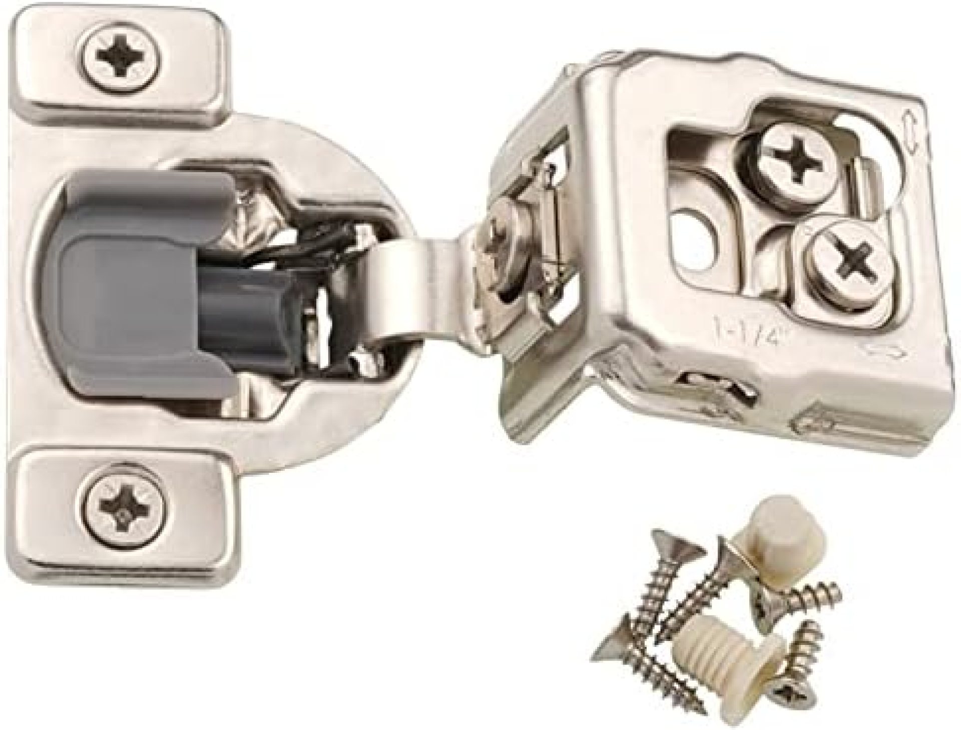 DecoBasics Kitchen Cabinet Hinges – 1-1/4” (Pack of 20) – Soft Close Cupboard Door Hinges – Home Improvement (Cabinet Hardware) – 3 Way Adjustability & Easy Installation DecoBasics Kitchen Cabinet Hinges – 1-1/4” (Pack of 20) – Soft Close Cupboard Door Hinges – Home Improvement (Cabinet Hardware) – 3 Way Adjustability & Easy Installation